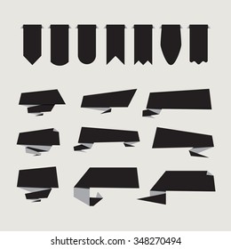 Flat design of Web Stickers, Tags, Banners and Labels collection.