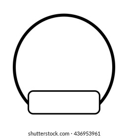 Flat design of Web Stickers vector