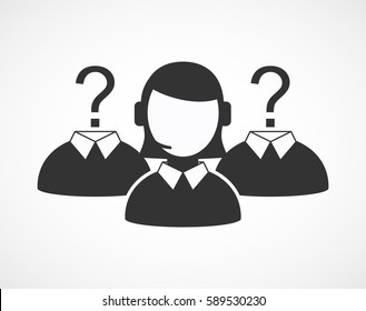 Flat design webinar icon. Online education.

