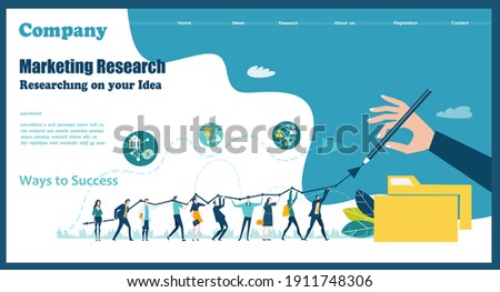 Flat design website or app page template. Financial services, banking, strategic planning, development, business solutions, consulting, market research, teamwork, data analyse, support, security
