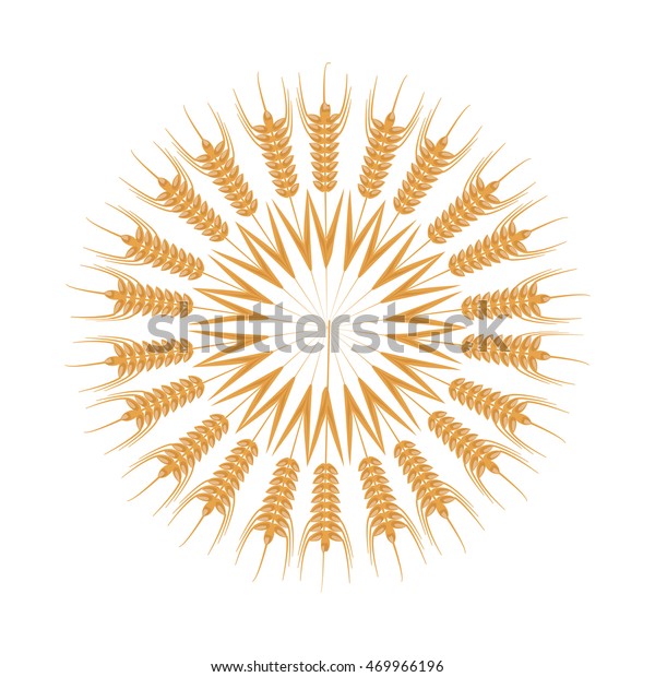 flat design
wheat ear icon vector
illustration
