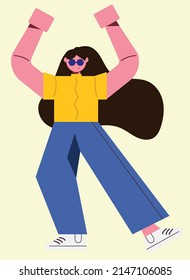 Flat design woman activity  Concept illustrations