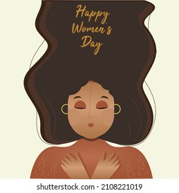 
Flat design women's day event theme Vector