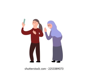 flat design womens day vector illustration