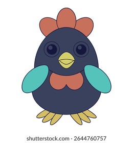 Flat design world animal day invitation template