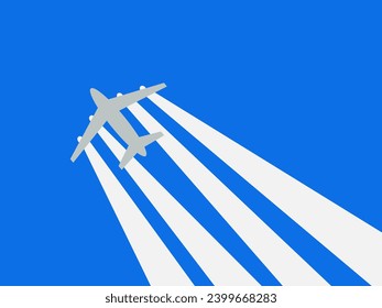 flat design world of aviation vector illustration