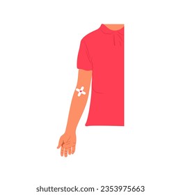 día del donante de sangre mundial de diseño plano