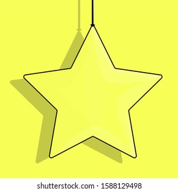 
Flat design of yellow stars, vectors, logos, icons and others