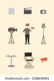 flat design for your animation movie