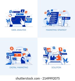 Flat Designed Conceptual Icons 5