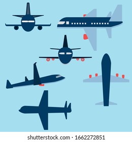 Flat design,transport by air,airline,vector icon