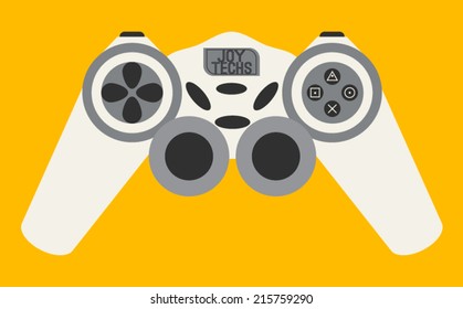 Flat detailed game pad