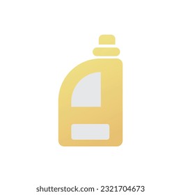 Flat detergent gradient icon symbol vector Illustration.