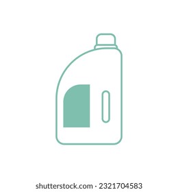 Flat detergent icon symbol vector Illustration.