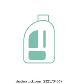 Flat detergent icon symbol vector Illustration.