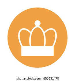 Flat diadem icon. Modern simple vector illustration. EPS10.