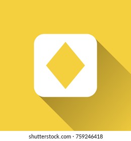 flat Diamond card icon