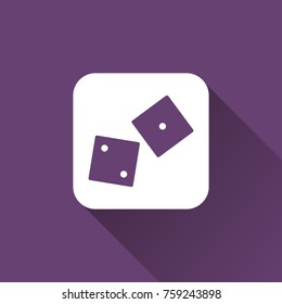 flat dice icon