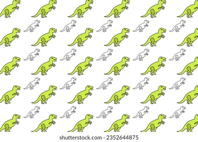 Flat Dinosaur Animal Pattern Background, can be used for business designs, presentation designs or any suitable designs.
