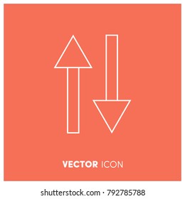 Flat Direction Vector Icon