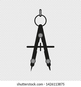 Flat Divider Icon - Vector Illustration - Isolated On Transparent Background