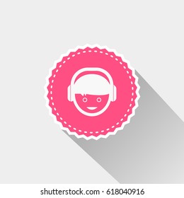 flat dj man icon