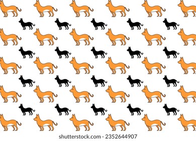 Flat Dog Animal Pattern Background, can be used for business designs, presentation designs or any suitable designs.