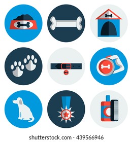 Flat Dog icons