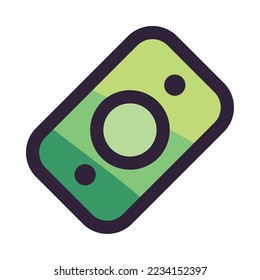 diseño de dólar plano sobre blanco