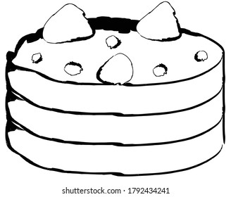 Dibujo plano de garrapatas, ilustración vectorial