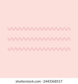 Flat doodle shape abstract minimal vector element