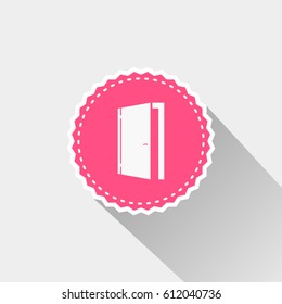 flat door icon