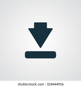 Flat Download icon