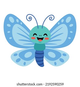 Flat Drawing Of A Butterfly