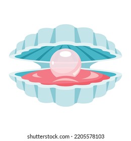 Flat Drawing Of A Clam