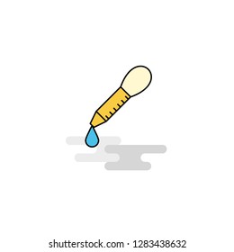 Flat Dropper Icon. Vector