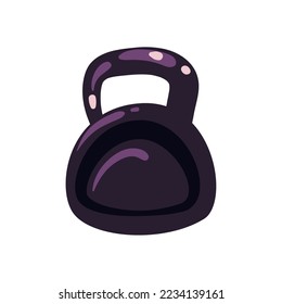 flat dumbbell icon over white