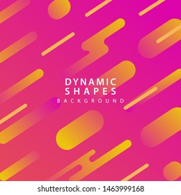 flat dynamic wavy form with irregular parallel rounded lines Background with geometric trendy shapes for banner, card, poster, flyer . Line style design element.