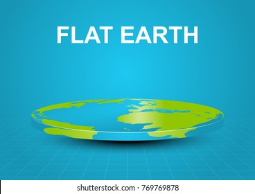 Flat Earth Vector Object