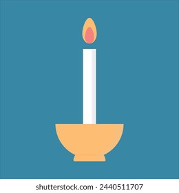 Flat Easter Element Vector, Easter Egg Celebration,  Christian Celebration Day