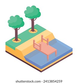  Flat  Eco Power Isometric Icon