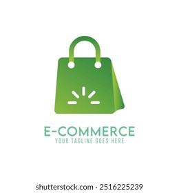 Flat e-commerce logo  template collection