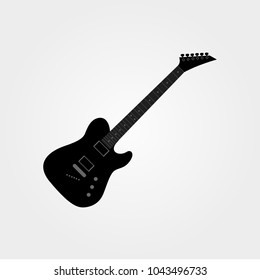 Flat electric guitar 