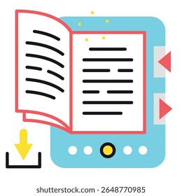 Flat Electronic Icon Pack Dispositivo moderno ícones técnicos 