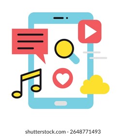 Flat Electronic Icon Pack Dispositivo moderno ícones técnicos 