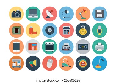 Similar Images, Stock Photos & Vectors of Flat Electronics Vector Icons