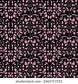 Flat Elegant decorative floral pattern vector design. Colorful floral pattern suitable for background, texture, fabric, wrapping, textile, clothing, print or others.