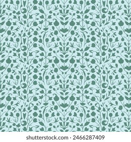 Flat Elegant decorative floral pattern vector design. Colorful floral pattern suitable for background, texture, fabric, wrapping, textile, clothing, print or others.