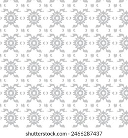 Flat Elegant decorative floral pattern vector design. Colorful floral pattern suitable for background, texture, fabric, wrapping, textile, clothing, print or others.