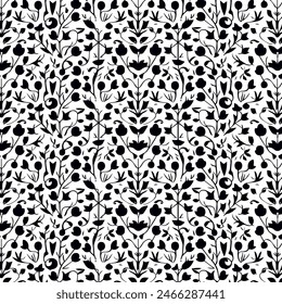 Flat Elegant decorative floral pattern vector design. Colorful floral pattern suitable for background, texture, fabric, wrapping, textile, clothing, print or others.